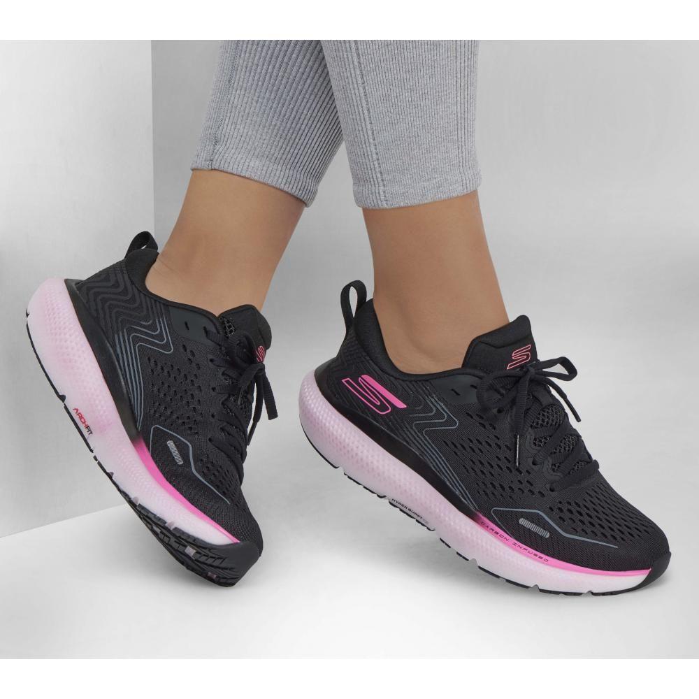 Zapatilla Mujer Go Run Ride 11 Negro Skechers-1