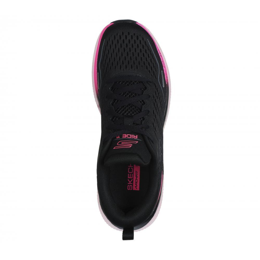 Zapatilla Mujer Go Run Ride 11 Negro Skechers-2