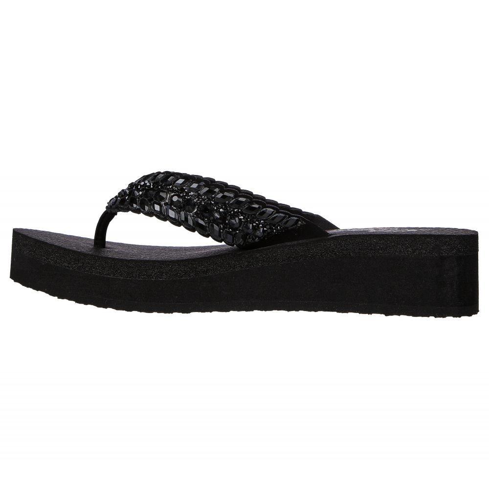 Sandalia Mujer Vinyasa Lovely Oasis Negro Skechers-3