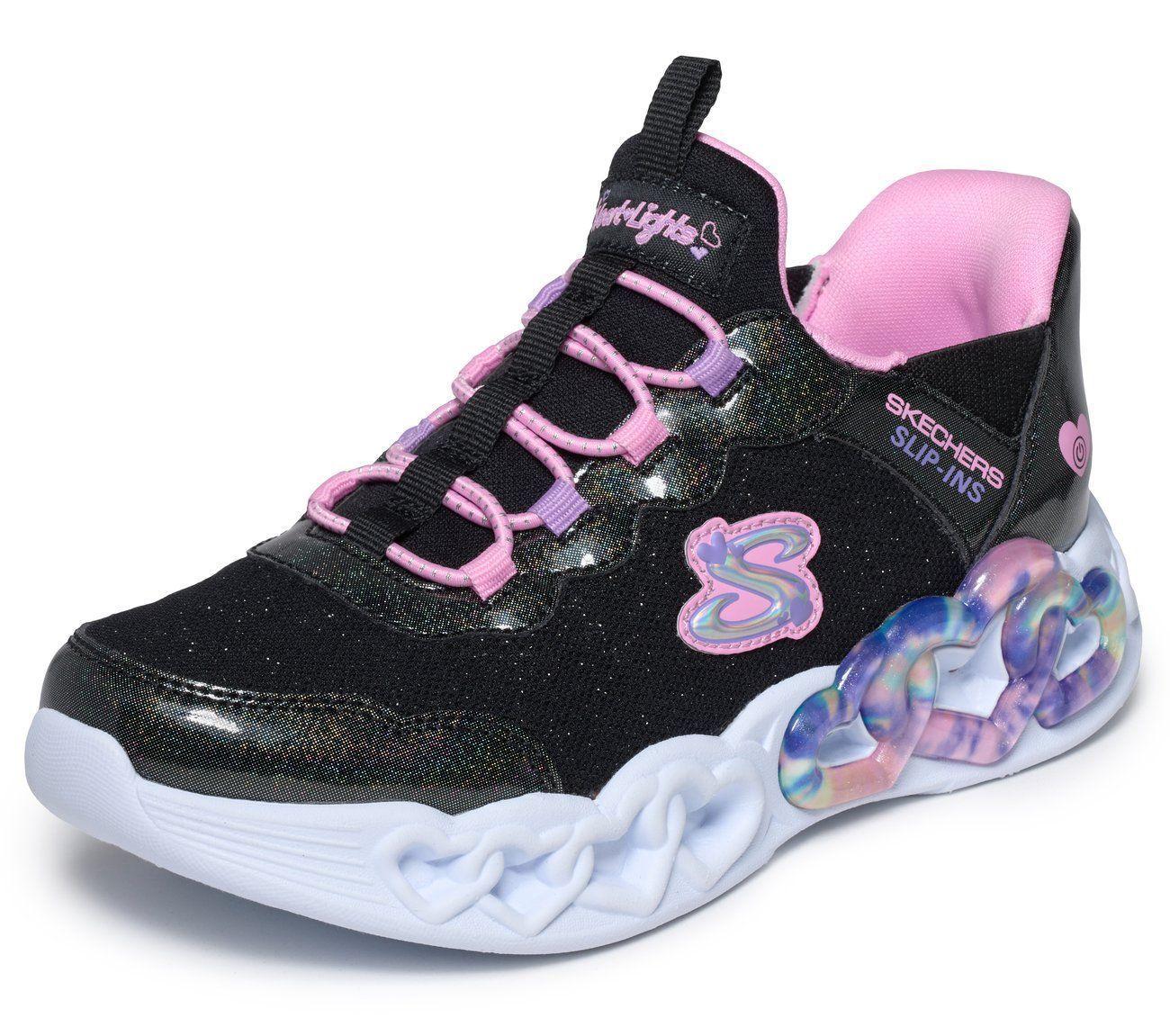 Zapatillas Niña Skechers Slip-Ins Infinite Heart Lights-4
