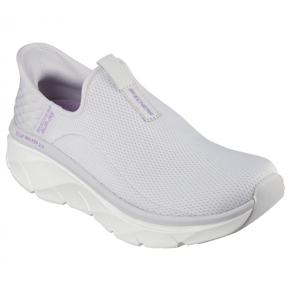 Zapatilla Mujer D'Lux Walker 2.0Happy Step Gris Skechers-4