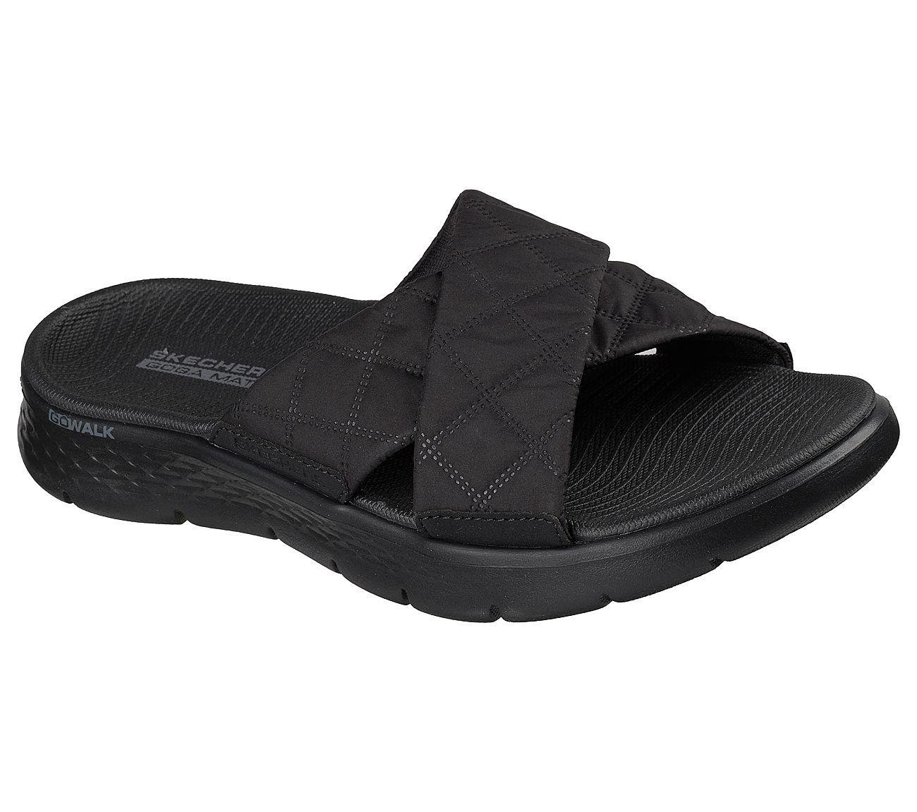 Sandalias Skechers Mujer Go Walk Flex Sandal Negro-5