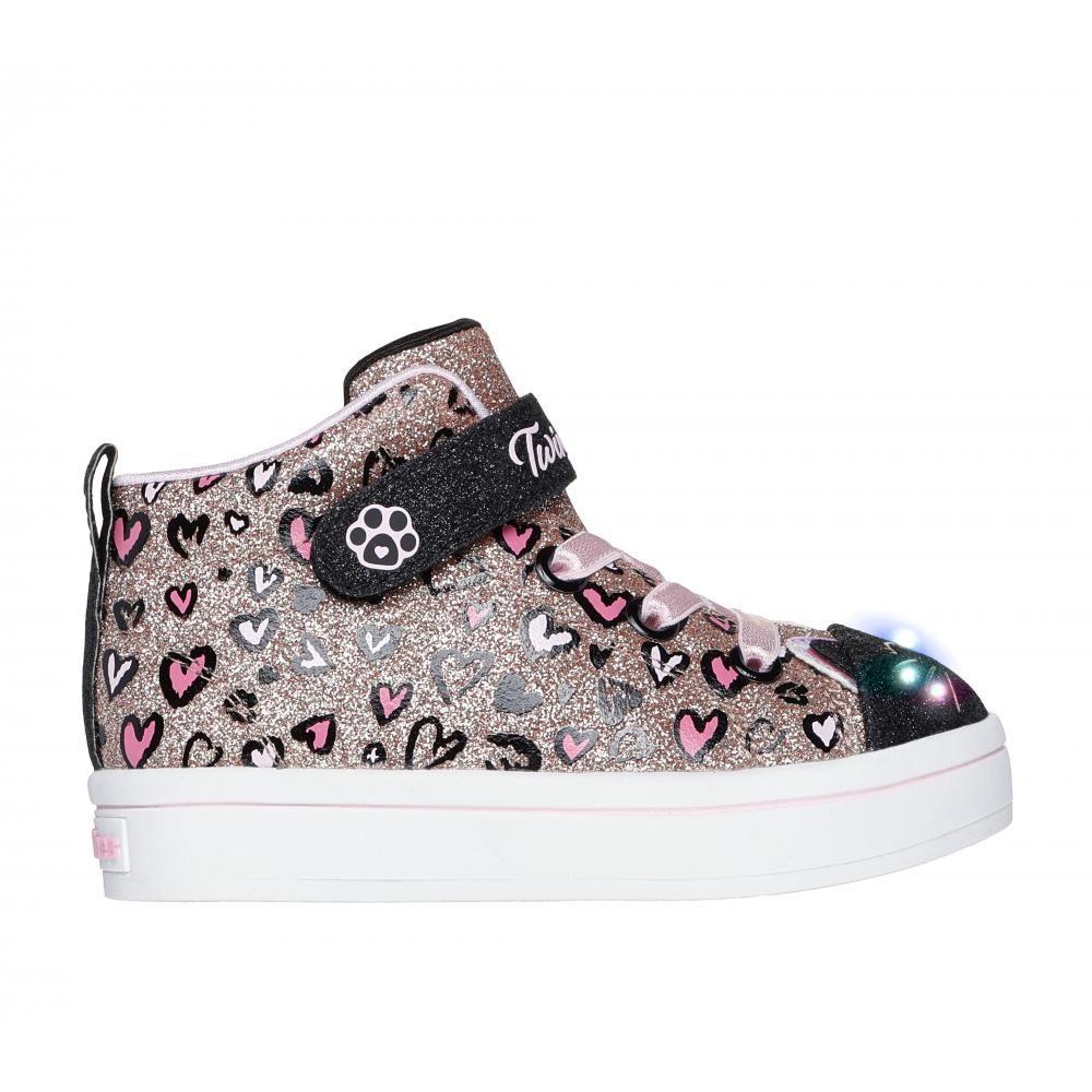 Zapatilla Niña TwiLites 2.0 Kitty Cutie Rose Gold Skechers-5
