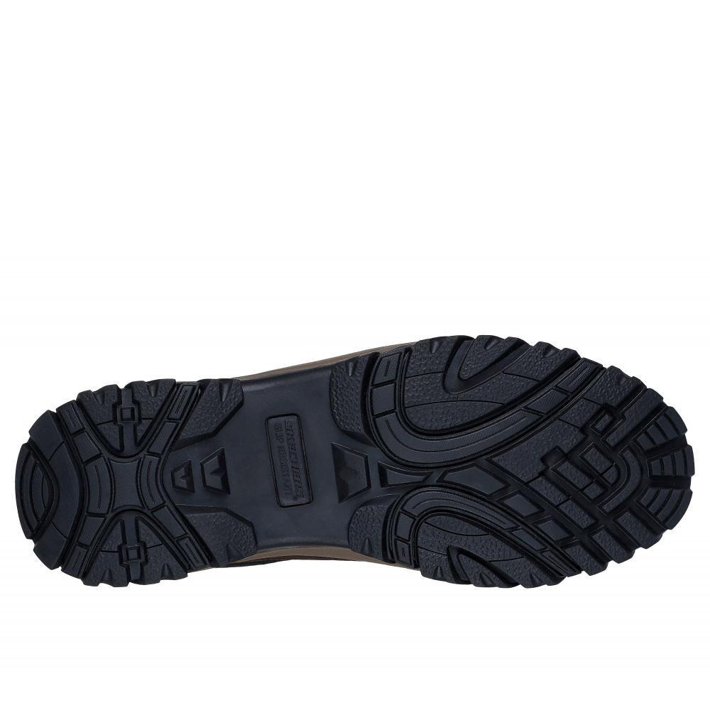 Zapato Hombre Work Relment Erett ST Café Skechers-2