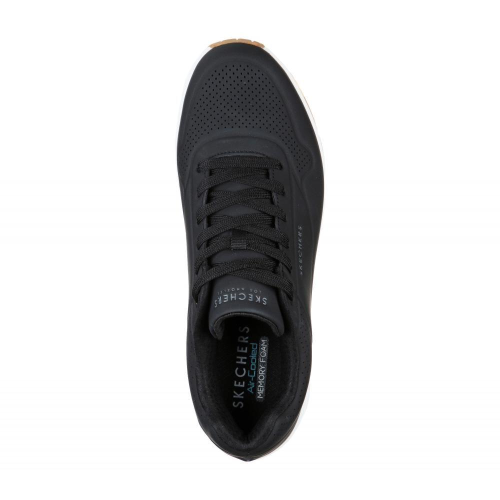Zapatilla Hombre Uno Stand On Air Negro Skechers-2