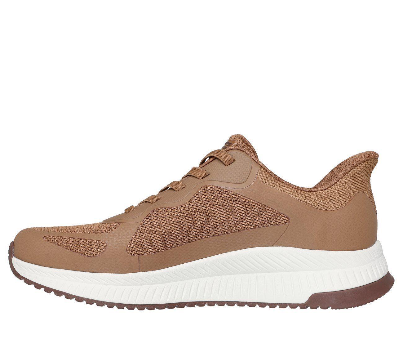 Zapatillas Hombre Slip-ins Bobs Squad 4 Café Skechers-5