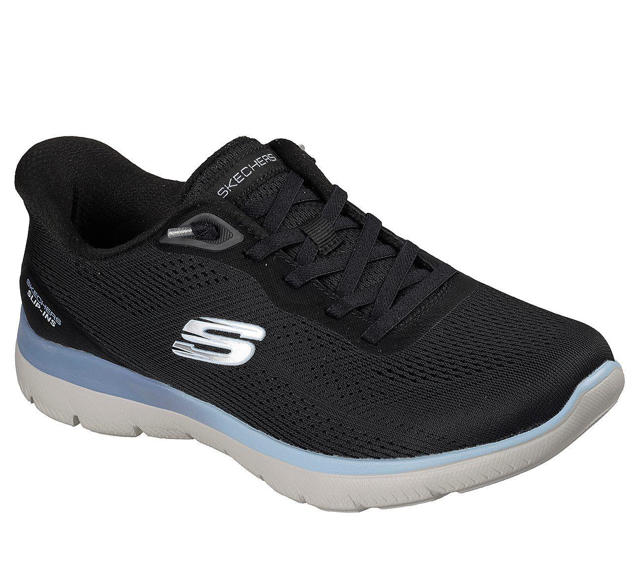 Zapatillas Skechers Mujer Slip-Ins Summits Negro-4