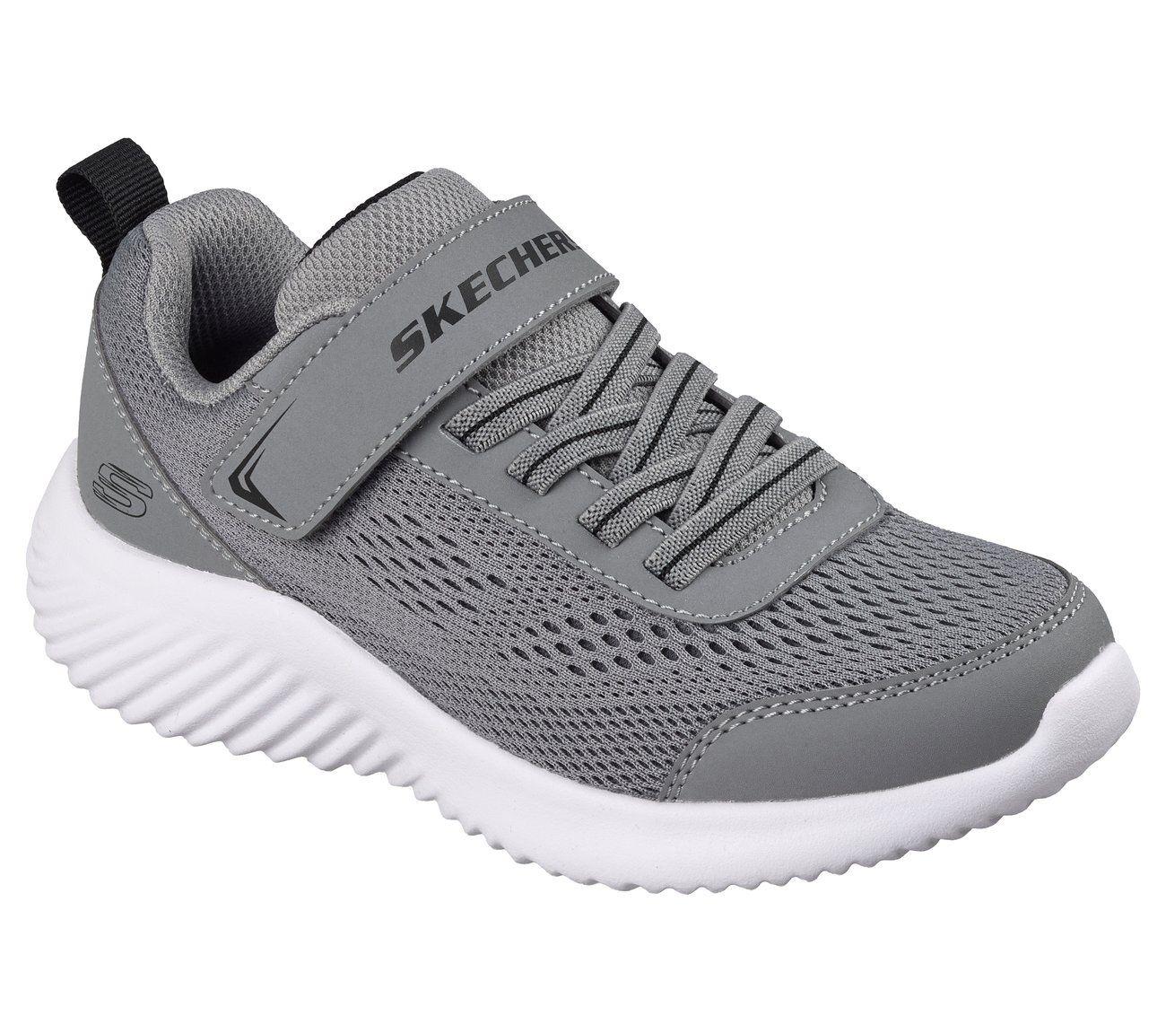 Zapatillas Niño Bounder Quantarun Gris Skechers-3
