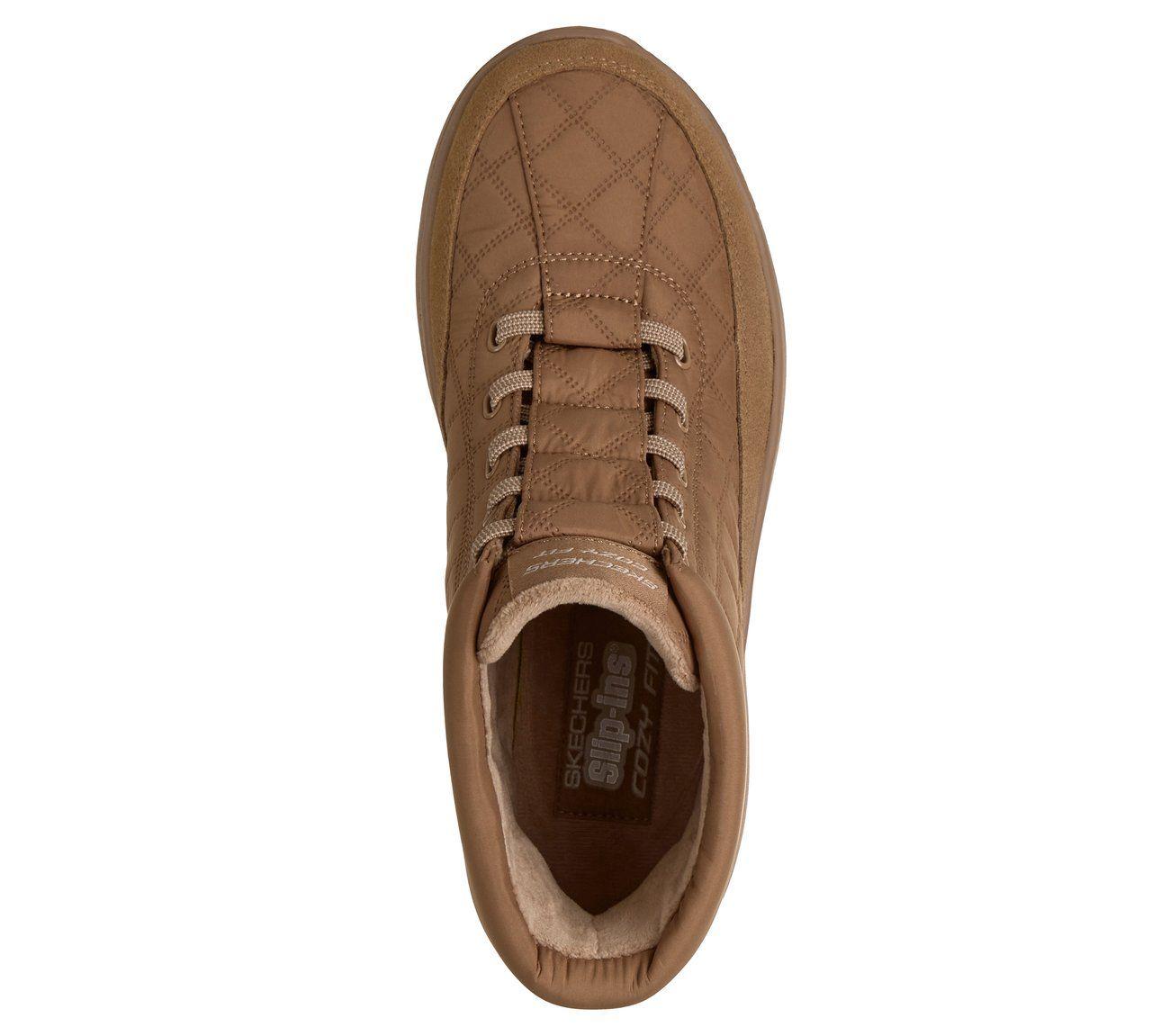 Botines Mujer Slip-ins OnTheGo Encore CozyDay Café Skechers-1