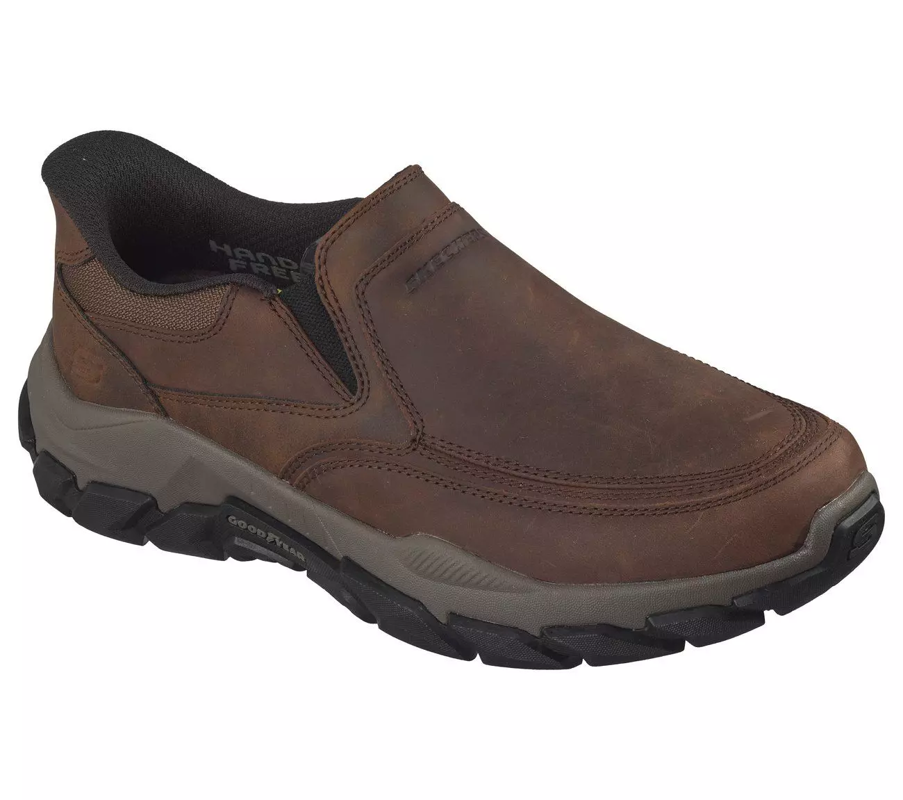 Zapatos Hombre Slip-ins Santoro Archaic Café Skechers-3