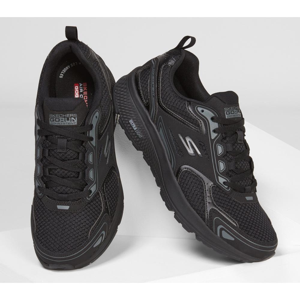 Zapatilla Hombre Go Run Consistent  Negro Skechers-1