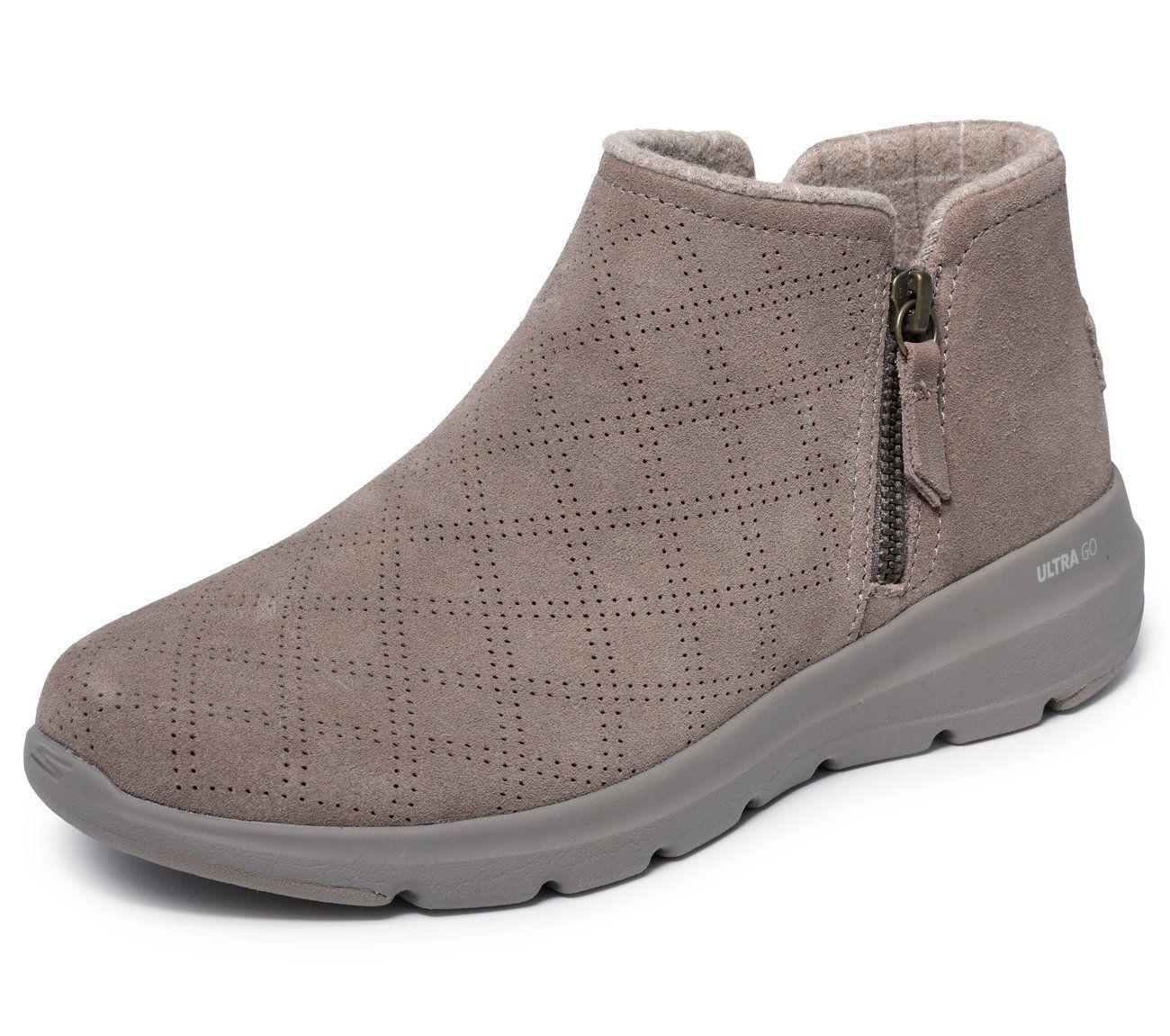 Botines Mujer Glacial Ultra Juliet Café claro Skechers-4