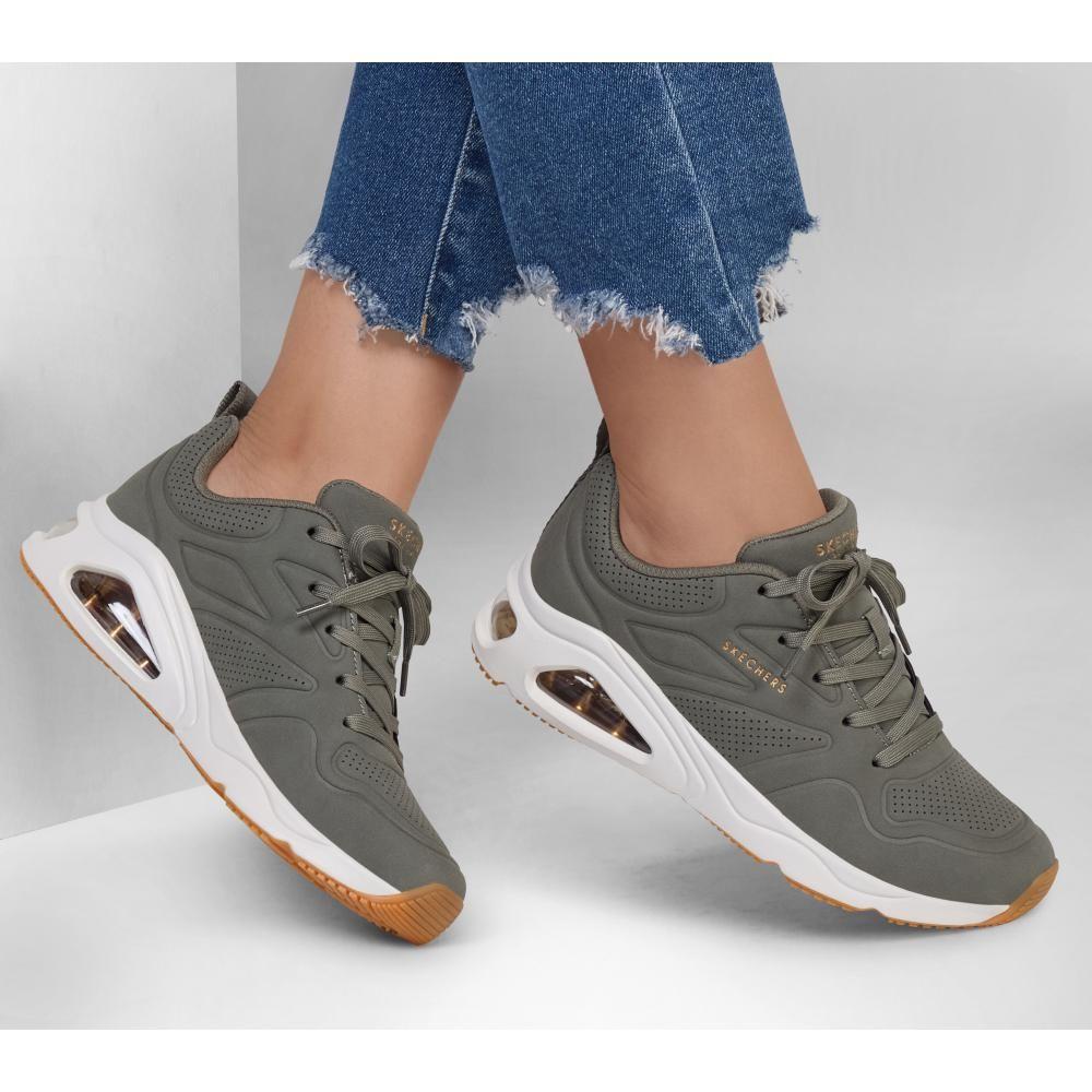 Zapatilla Mujer TresAir Uno Ah-Mazing Verde Skechers-1