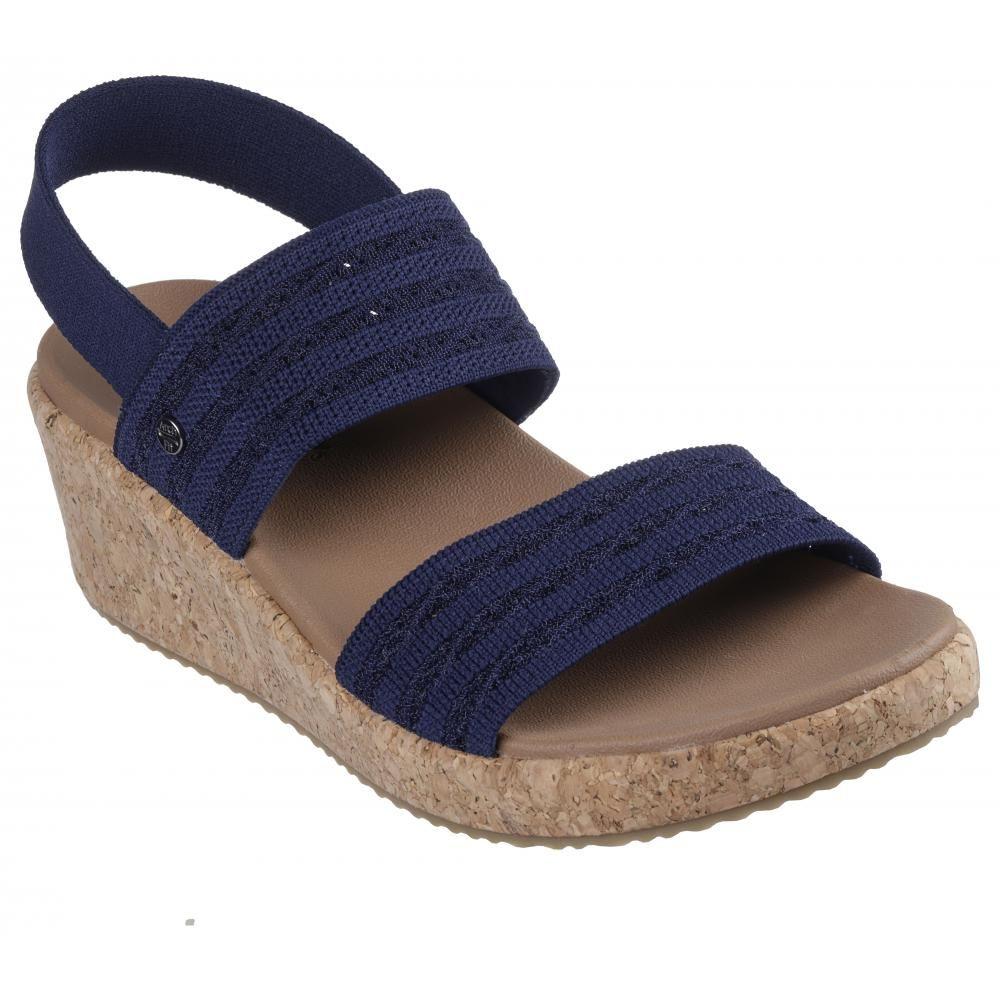 Sandalia Mujer Arch Fit Beverlee Mesh On You Azul Skechers-4
