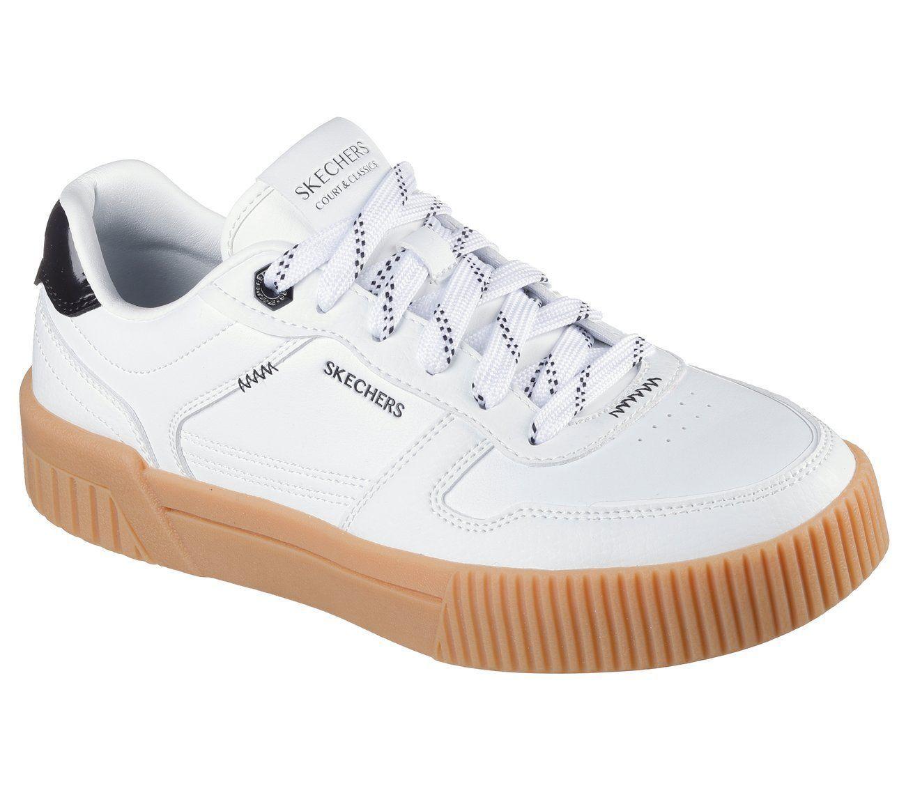 Zapatillas Mujer Jade Keep It Casual Blanco negro Skechers-3