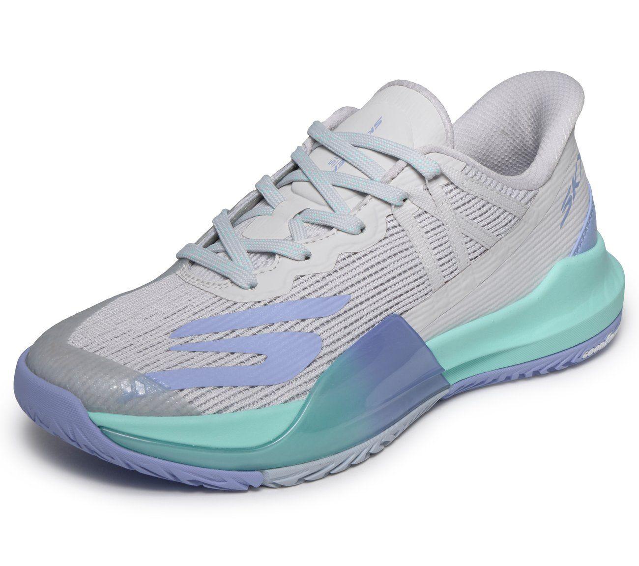 Zapatillas Mujer Slip-ins Baseline Bully Gris Skechers-4