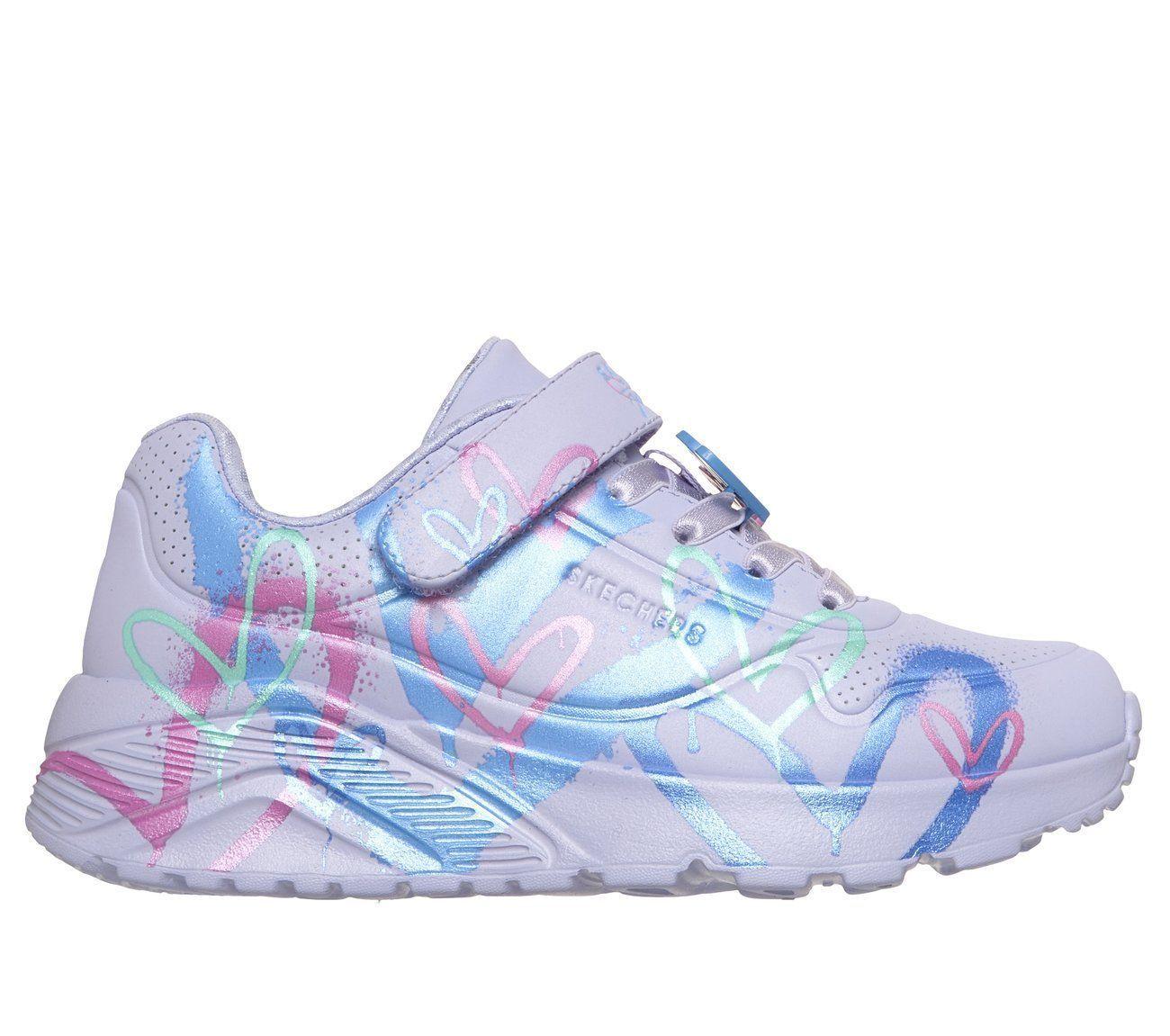 Zapatillas Niña Skechers UNO Lite Heart Status-0