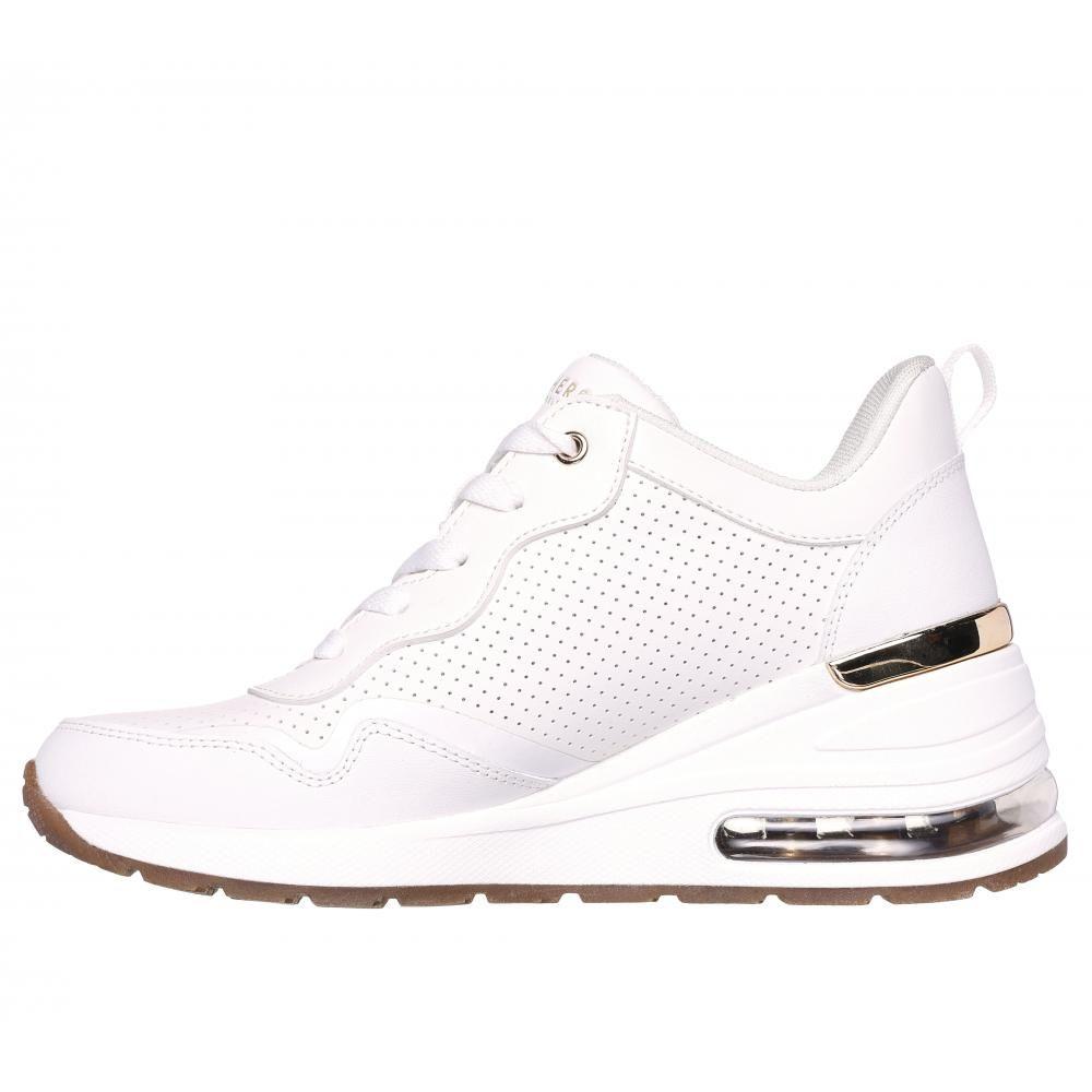 Zapatilla Mujer Million Air Hotter Air Blanco Skechers-3