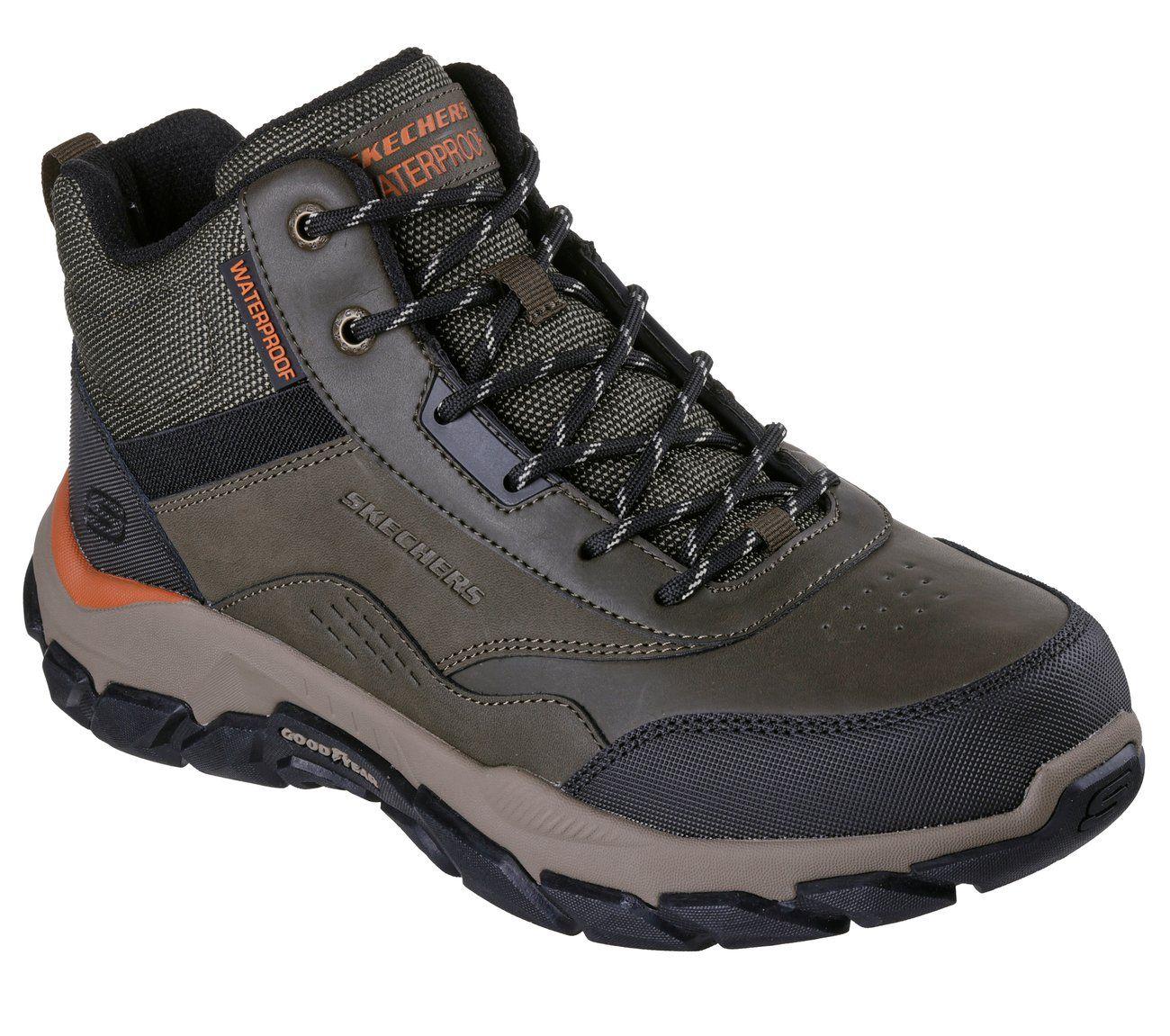 Botines Hombre Santoro Cannon Verde Oliva Skechers-3