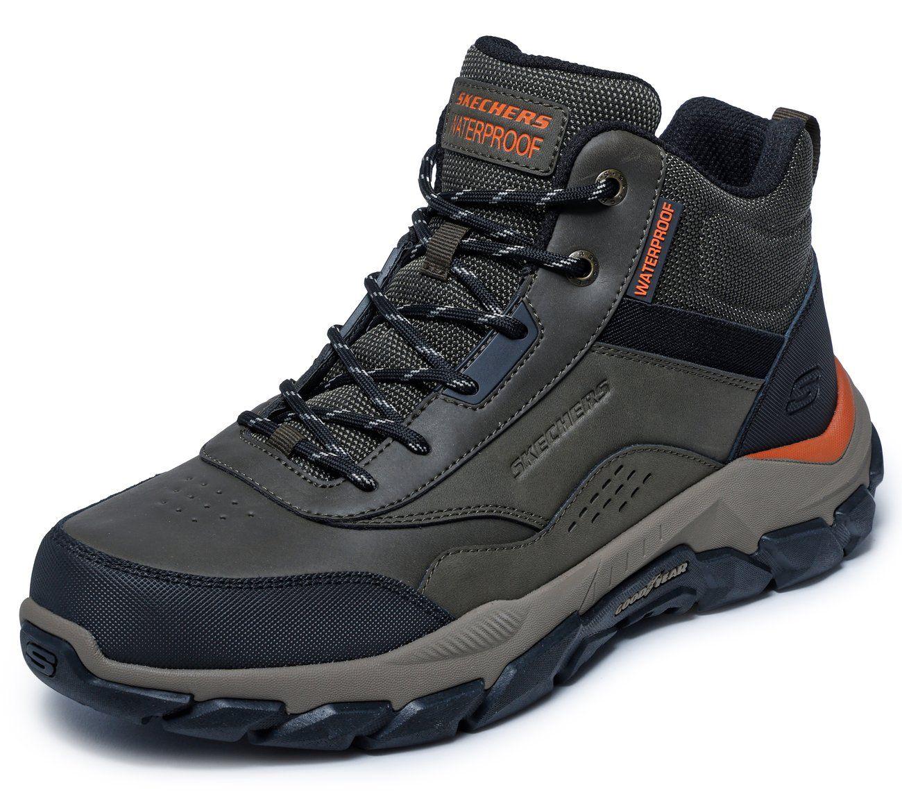 Botines Hombre Santoro Cannon Verde Oliva Skechers-4