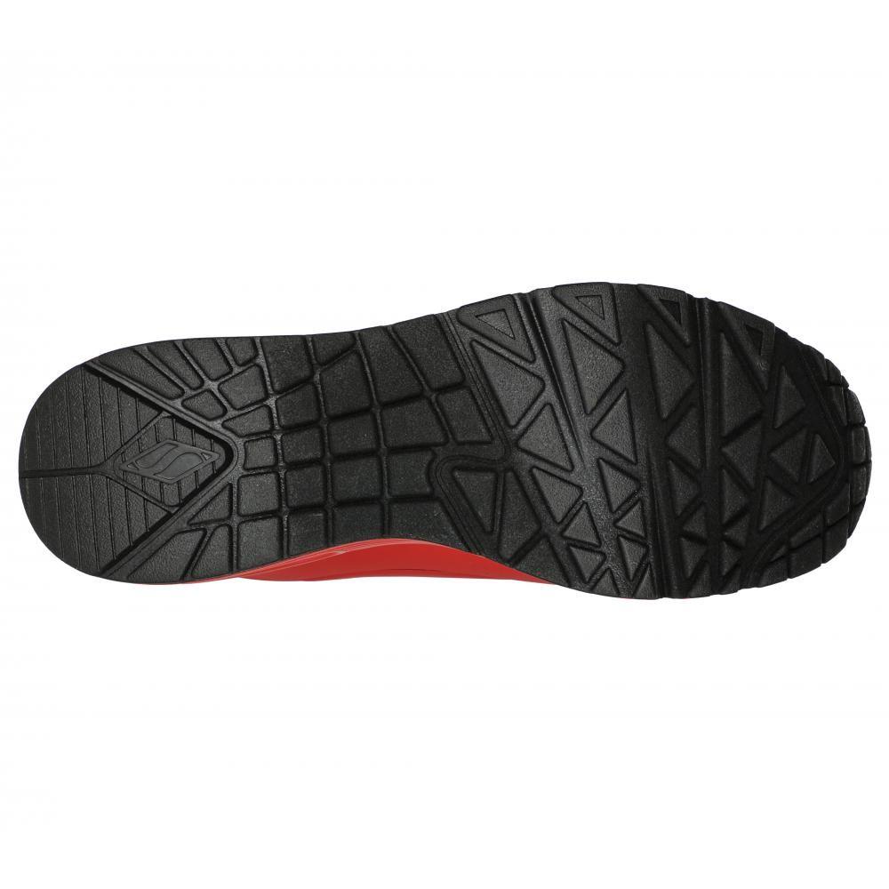 Zapatilla Hombre Uno Lin E Air Rojo BK Skechers-2
