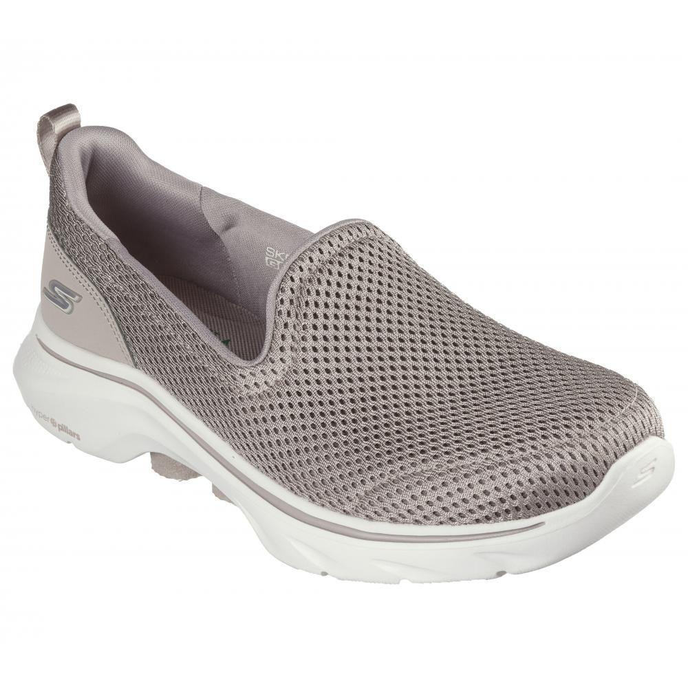 Zapatilla Mujer Go Walk 7 Beige Skechers-4