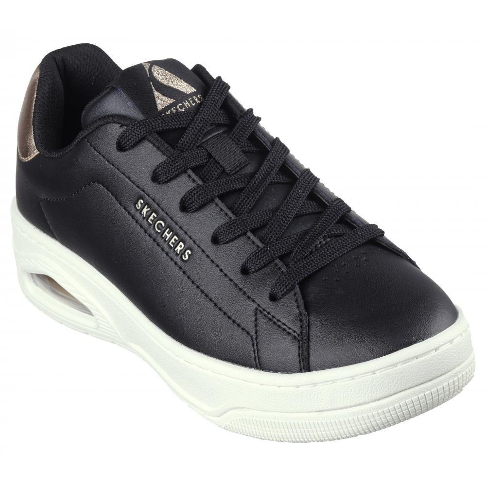 Zapatilla Mujer Uno Court Negra Skechers-4