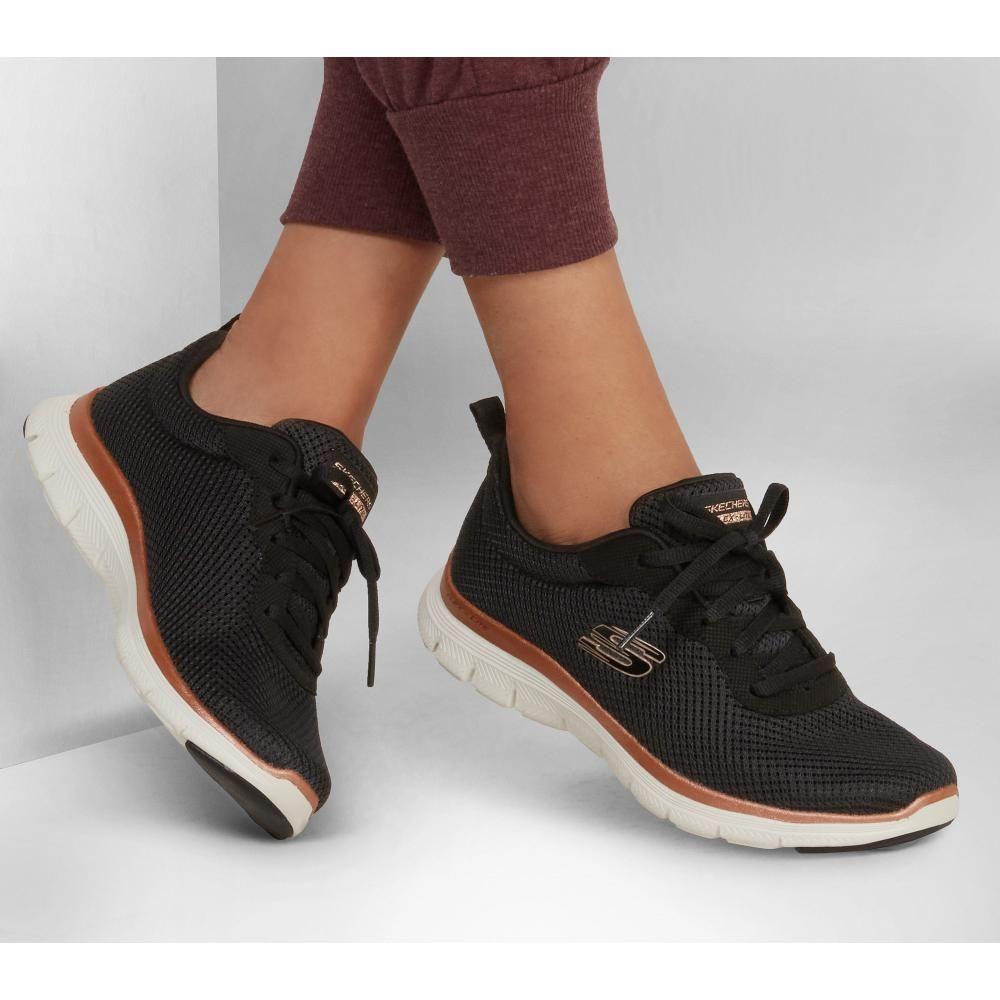 Zapatilla Mujer Flex Appeal 4.0 Brilliant View Negra Skechers-1