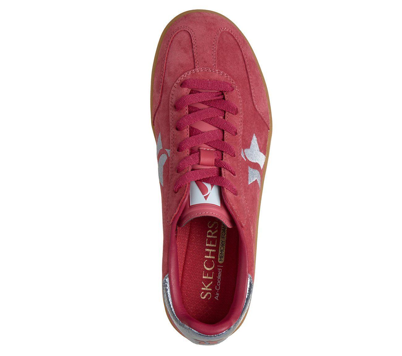 Zapatillas Mujer Academy Hi Elevated Essence Rojo Skechers-1