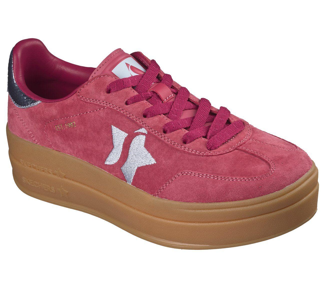 Zapatillas Mujer Academy Hi Elevated Essence Rojo Skechers-3