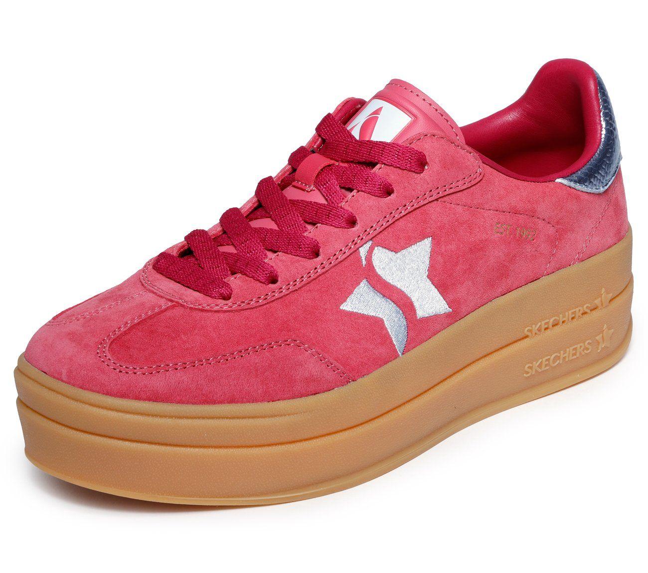 Zapatillas Mujer Academy Hi Elevated Essence Rojo Skechers-4