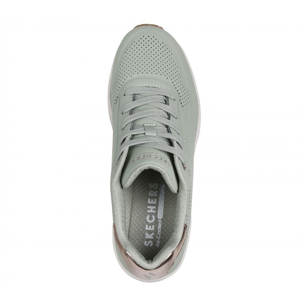 Zapatilla Mujer Uno Wedge Hi Steps Oliva Skechers-1