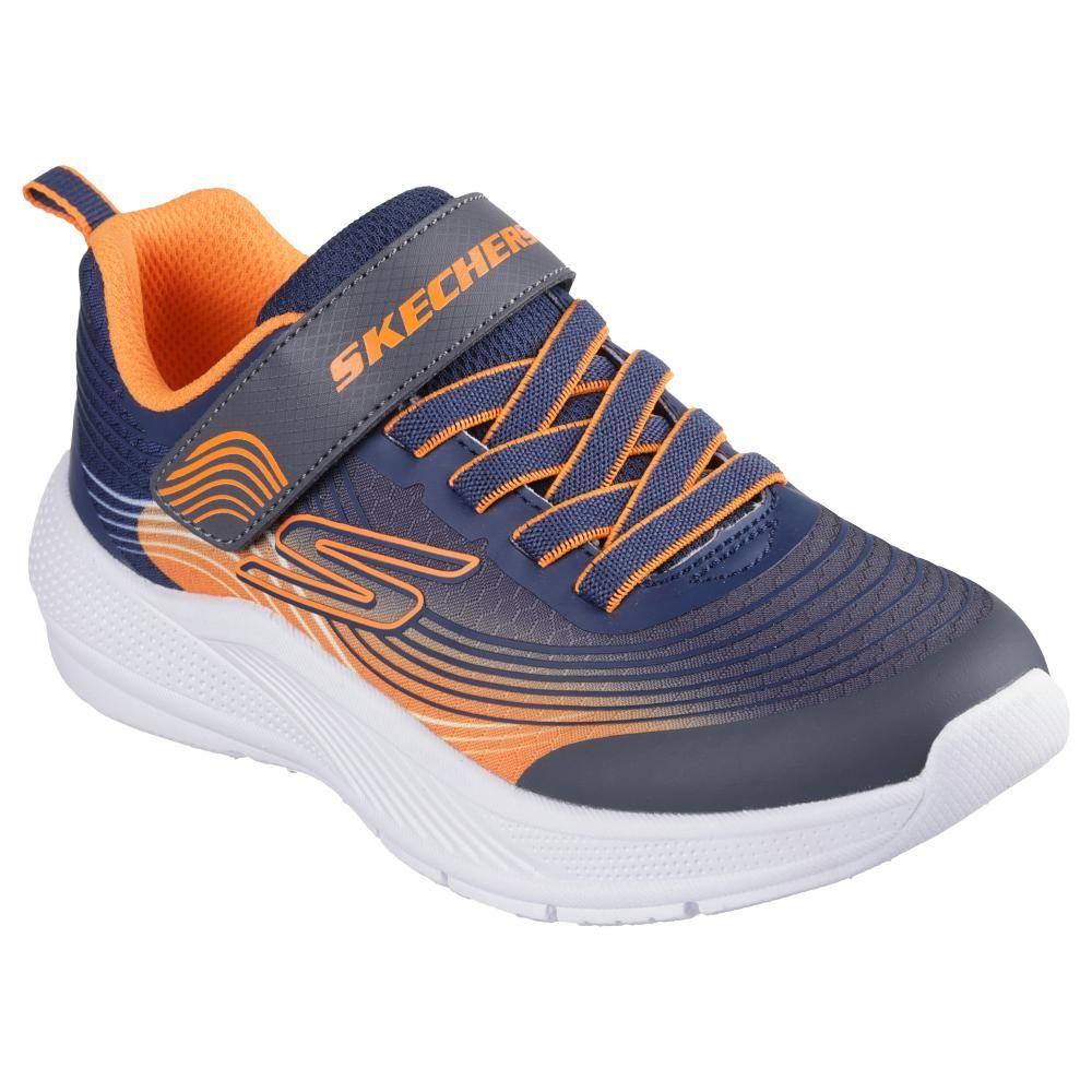 Zapatilla Niño Microspec Advance Navy Skechers-4