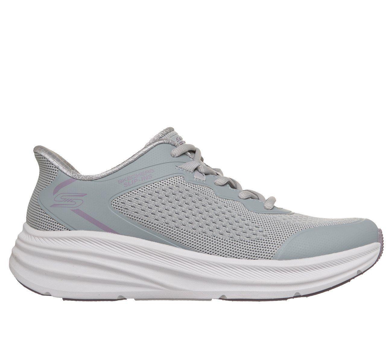 Zapatillas Mujer Slip-ins Bobs Skillz Celeste Gris Skechers-0