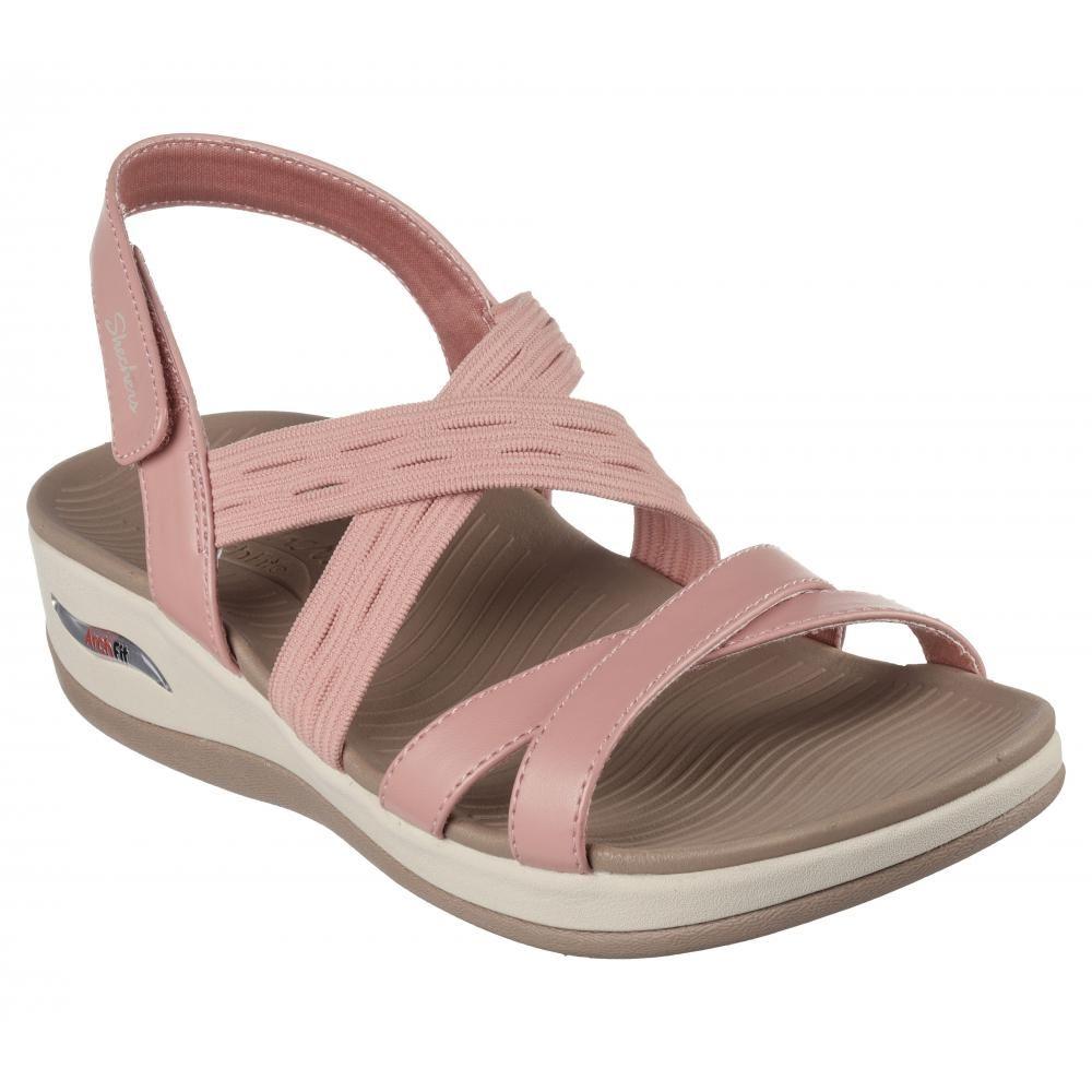 Sandalia Mujer Arch Fit Sunshine Luxe Lady  Rosado Skechers-4