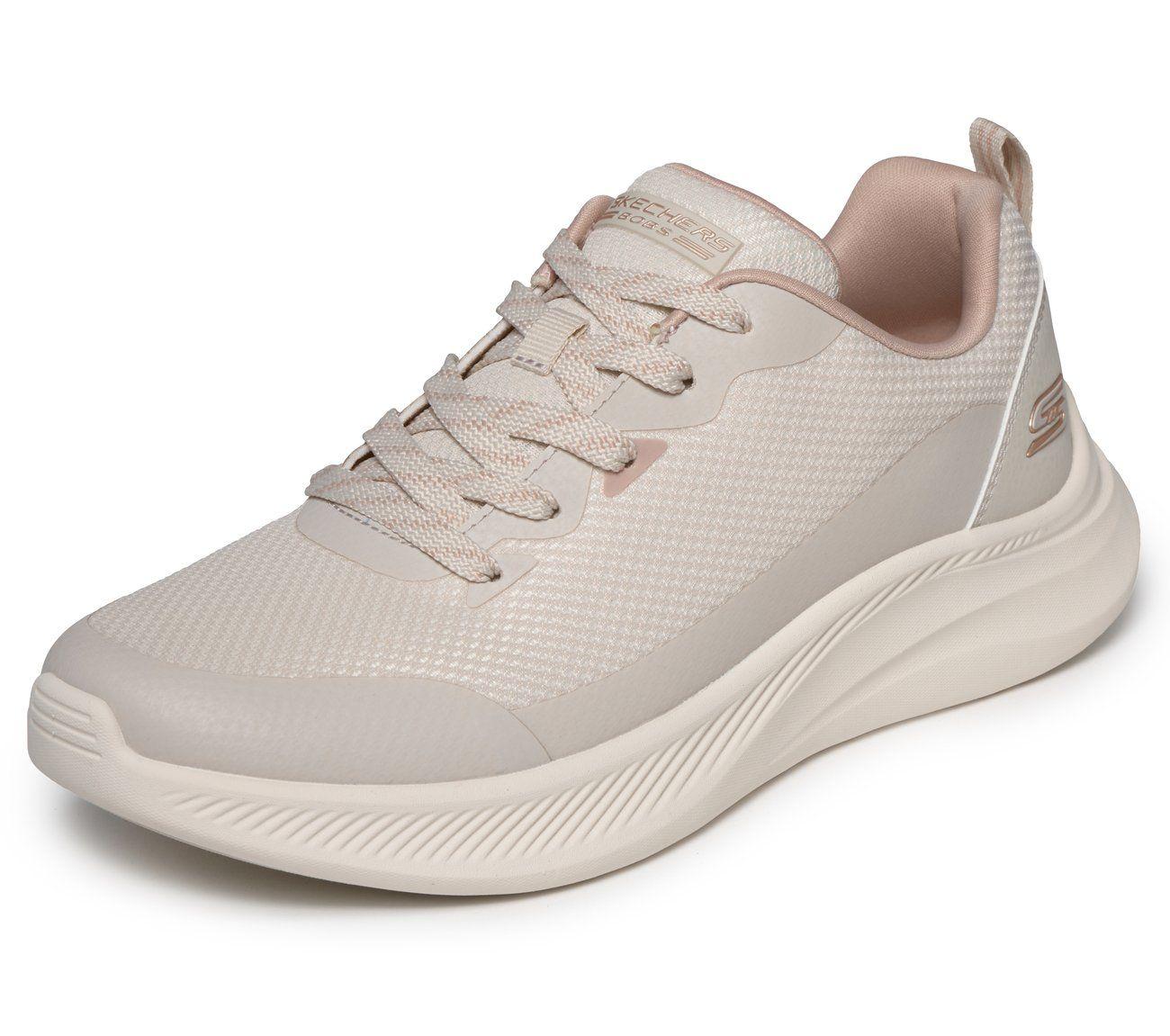 Zapatillas Mujer Bobs Moda Flex Beige Skechers-4