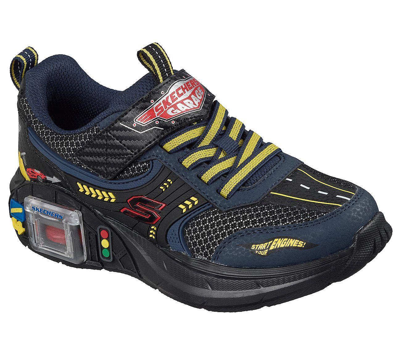 Zapatillas Skechers Niño Garage Negro-4