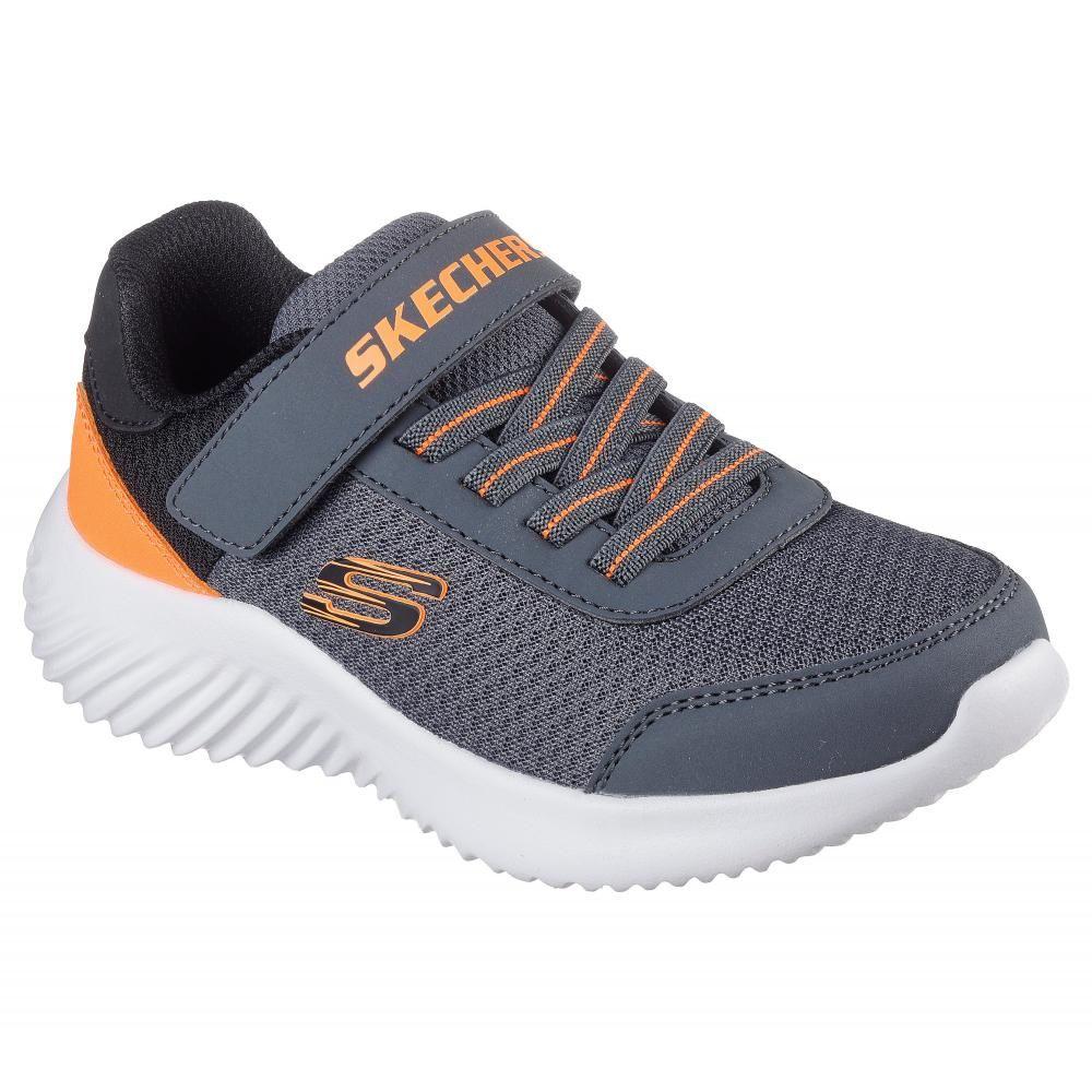 Zapatilla Niño Bounder Trekzic Gris Skechers-4