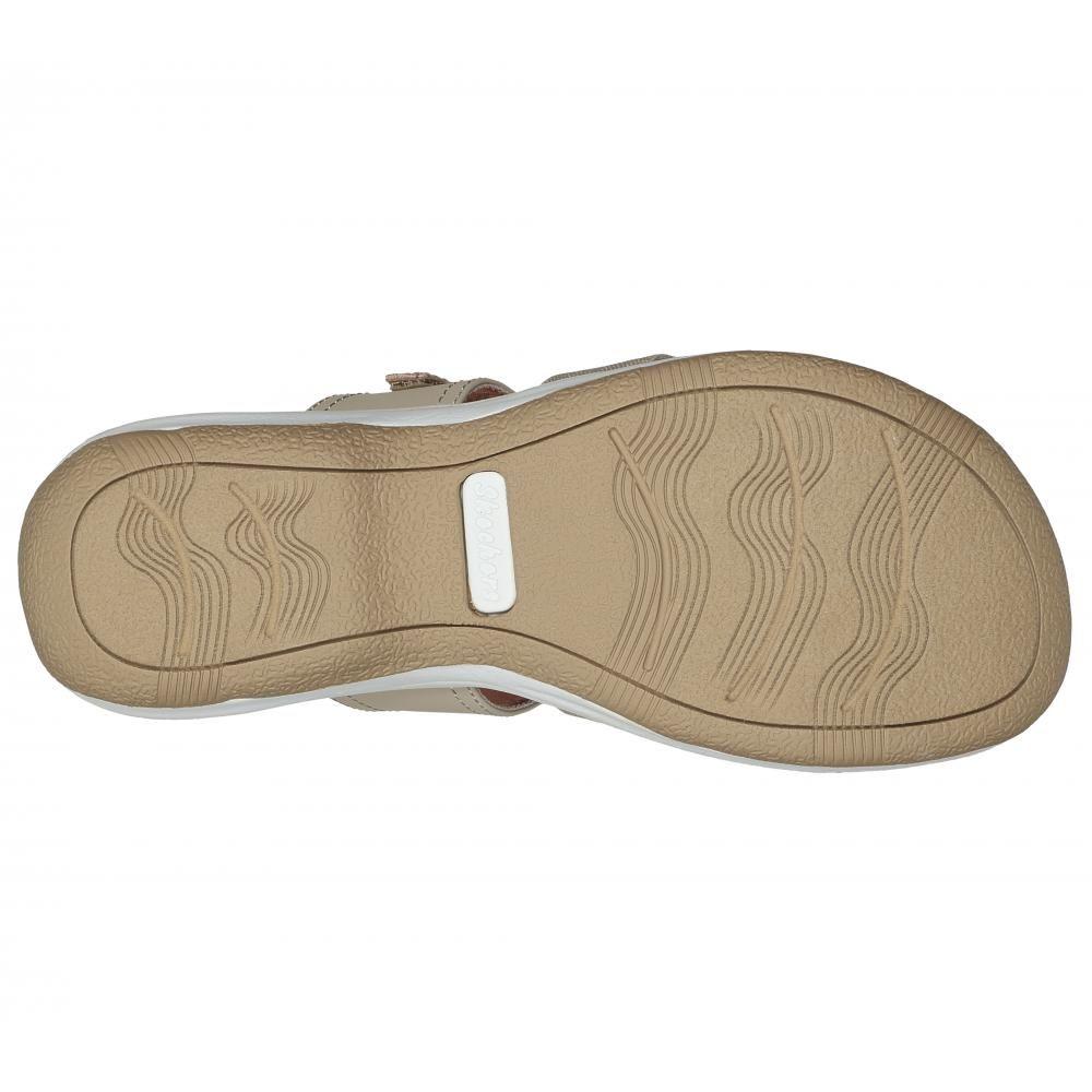 Sandalia Mujer Bayshore Take It Easy Beige Skechers-2