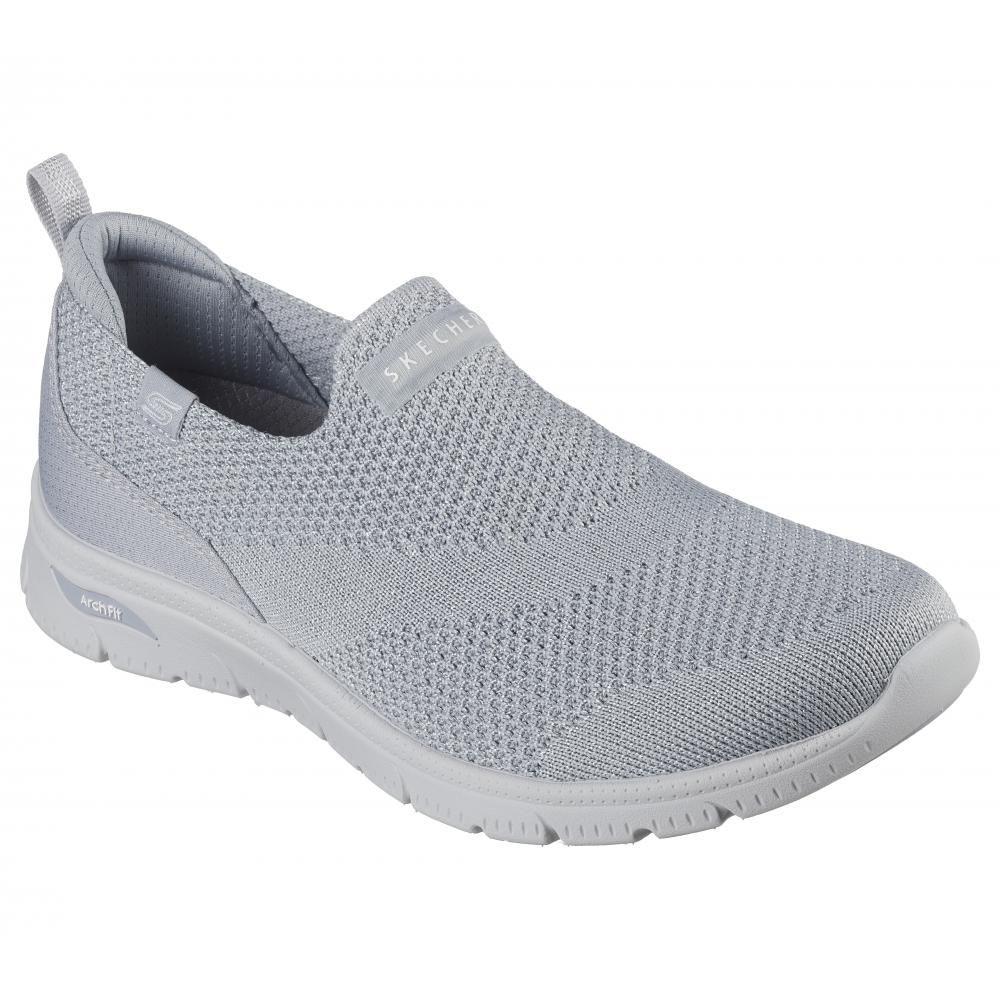 Zapatilla Mujer Arch Fit Refine 2.0 Cascade Gris Skechers-4