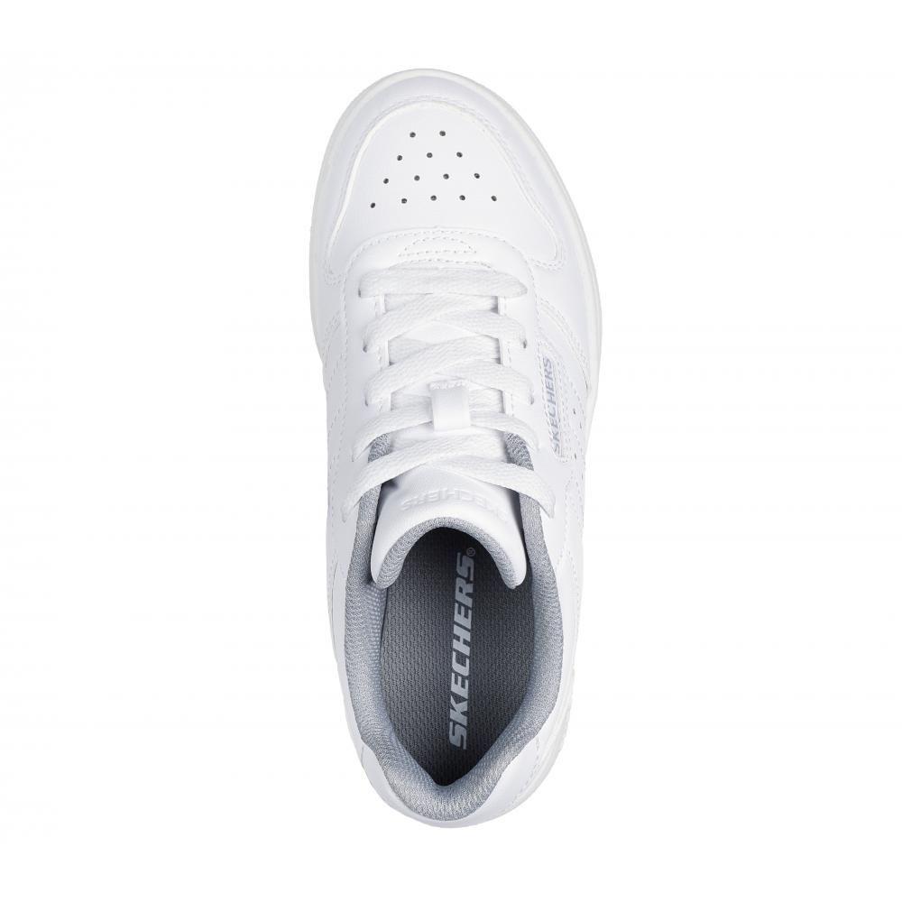 Zapatilla Niño Quick Street Blanca Skechers-1