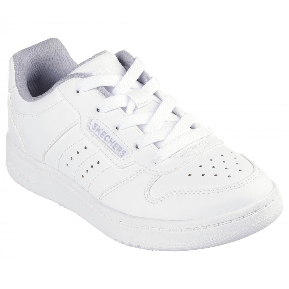 Zapatilla Niño Quick Street Blanca Skechers-4