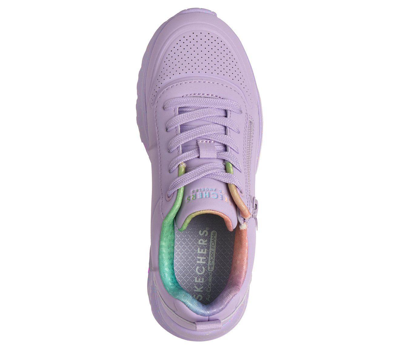 Zapatillas Niña Uno Lite Vivid Splash Lavanda Skechers-1