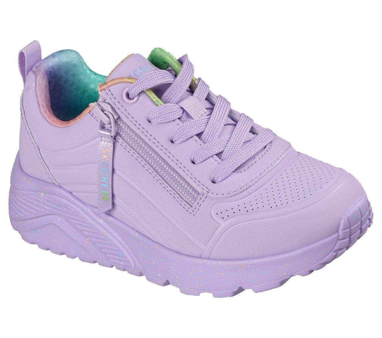 Zapatillas Niña Uno Lite Vivid Splash Lavanda Skechers-3