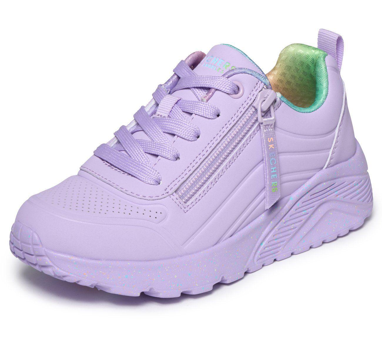Zapatillas Niña Uno Lite Vivid Splash Lavanda Skechers-4