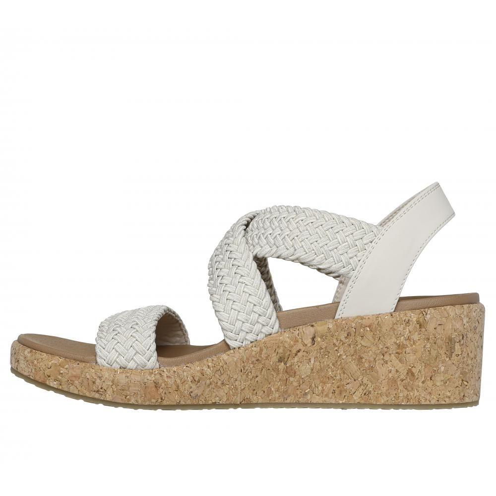 Sandalia Mujer Arch Fit Beverlee Love Sparks Beige Skechers-3