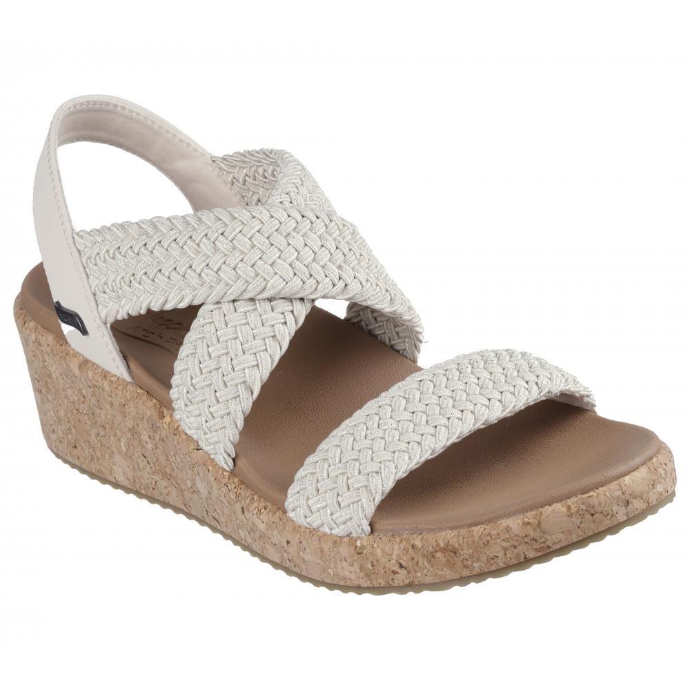 Sandalia Mujer Arch Fit Beverlee Love Sparks Beige Skechers-4