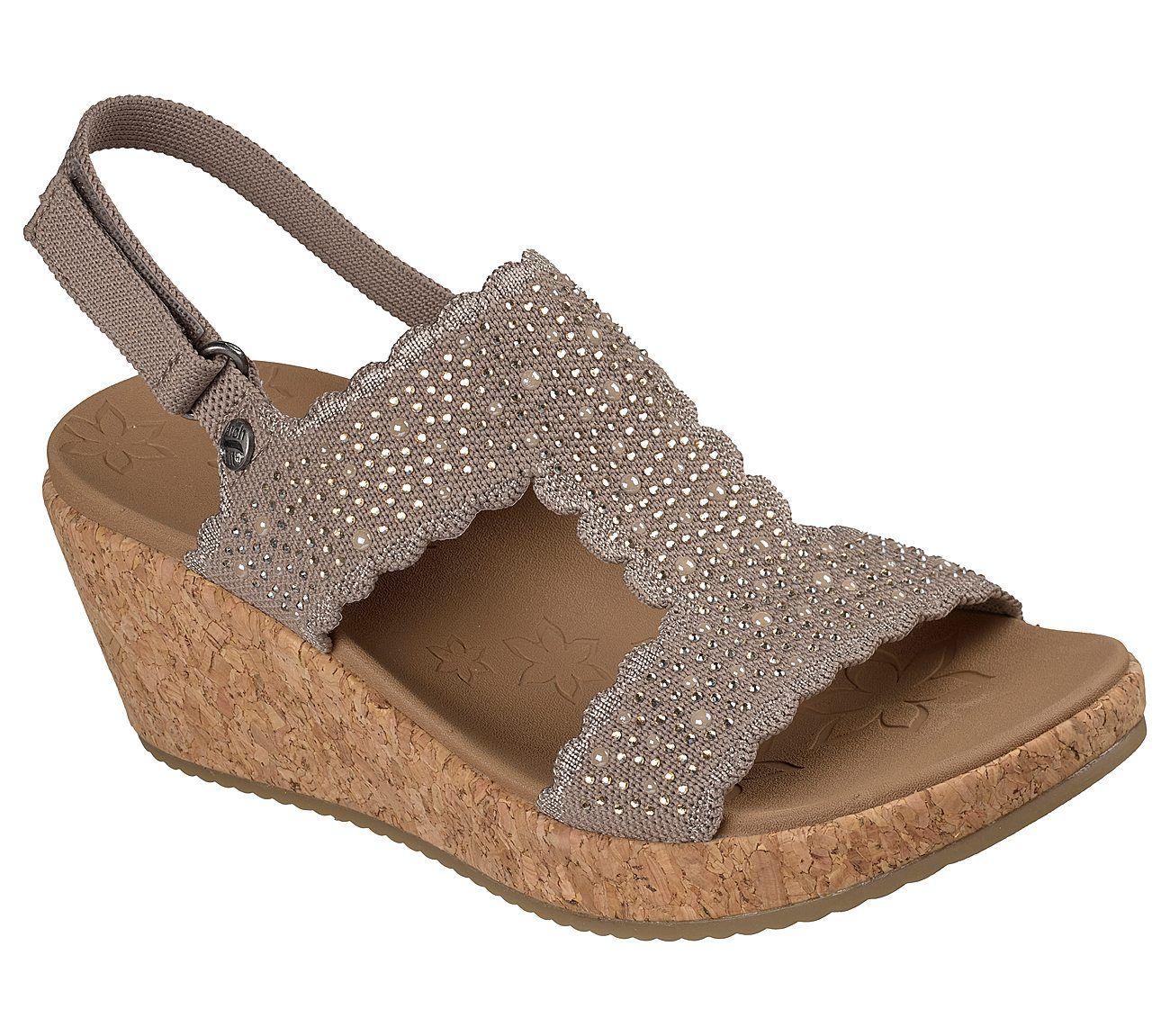 Sandalias Skechers Mujer Arch Fit Beverlee 2.0 My Fav Beige-4