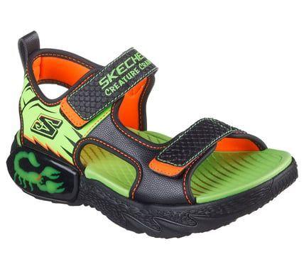 Sandalias Niño Creature-Splash Negro LM Skechers-3
