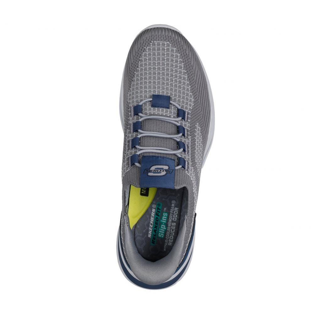 Zapatillas Hombre Slip-ins Norlan Gris Skechers-1